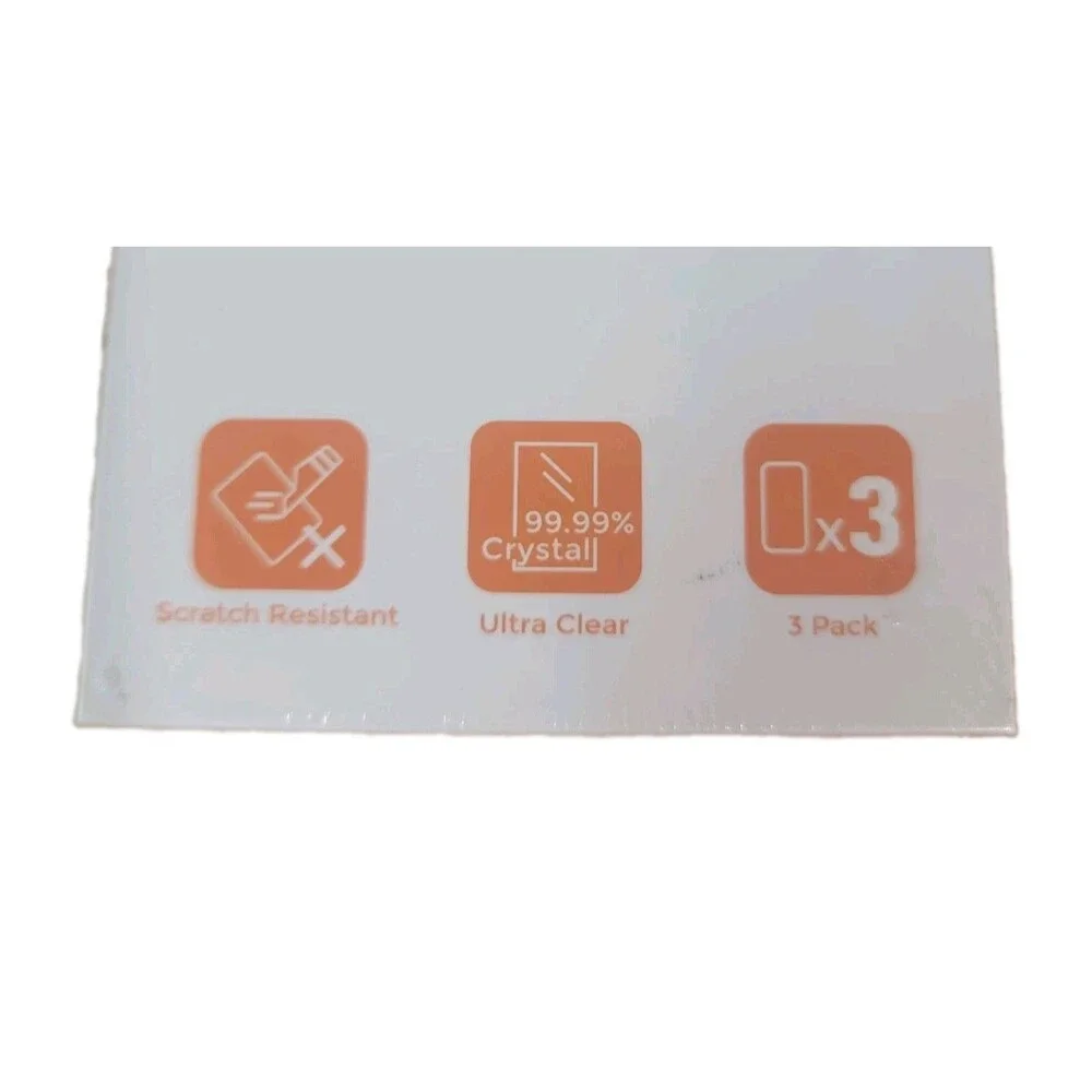 Tempered Glass Screen Protector 3 Pack–9H Hardness–For iPhone 15 Pro